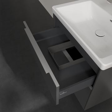 VILLEROY & BOCH VERITY EXCLUSIVE skříňka pod umyvadlo 62,2x47,8x57,6 cm, 2 zásuvky, Graphite A69300VR Obrázek - fotka
