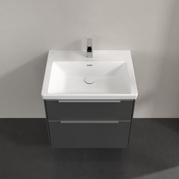 VILLEROY & BOCH VERITY EXCLUSIVE skříňka pod umyvadlo 62,2x47,8x57,6 cm, 2 zásuvky, Graphite A69300VR Obrázek - fotka