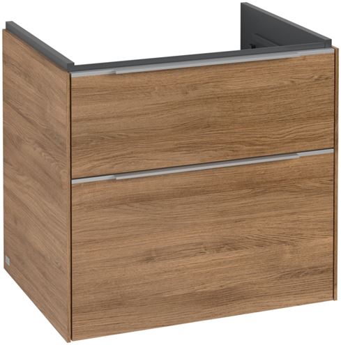 VILLEROY & BOCH VERITY EXCLUSIVE skříňka pod umyvadlo 62,2x47,8x57,6 cm, 2 zásuvky, Oak Kansas A69300RH Obrázek - Hlavní obrázek