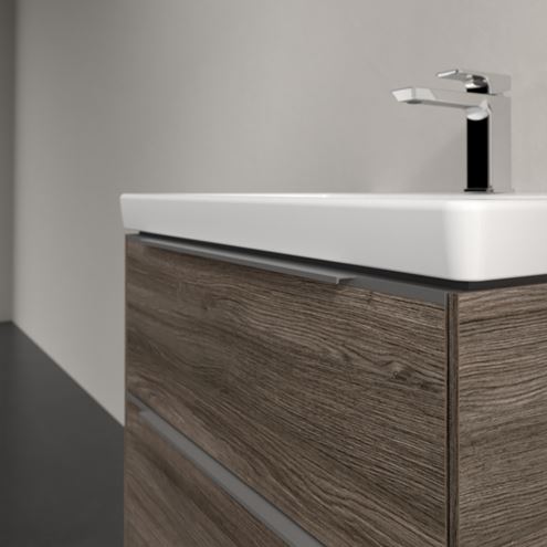 VILLEROY & BOCH VERITY EXCLUSIVE skříňka pod umyvadlo 62,2x47,8x57,6 cm, 2 zásuvky, Oak Stone A69300RK Obrázek - fotka
