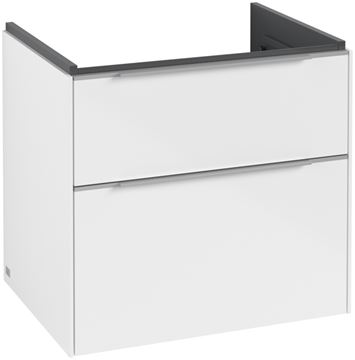 VILLEROY & BOCH VERITY EXCLUSIVE skříňka pod umyvadlo 57,2x47,8x57,6 cm, 2 zásuvky, Brillant White