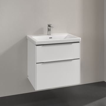 VILLEROY & BOCH VERITY EXCLUSIVE skříňka pod umyvadlo 57,2x47,8x57,6 cm, 2 zásuvky, Brillant White A69400VE Obrázek - fotka