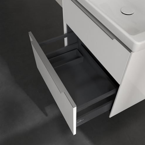 VILLEROY & BOCH VERITY EXCLUSIVE skříňka pod umyvadlo 57,2x47,8x57,6 cm, 2 zásuvky, Brillant White A69400VE Obrázek - fotka