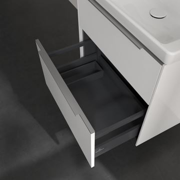 VILLEROY & BOCH VERITY EXCLUSIVE skříňka pod umyvadlo 57,2x47,8x57,6 cm, 2 zásuvky, Brillant White A69400VE Obrázek - fotka
