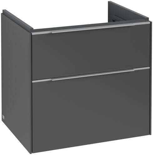 VILLEROY & BOCH VERITY EXCLUSIVE skříňka pod umyvadlo 57,2x47,8x57,6 cm, 2 zásuvky, Graphite A69400VR Obrázek - Hlavní obrázek