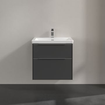 VILLEROY & BOCH VERITY EXCLUSIVE skříňka pod umyvadlo 57,2x47,8x57,6 cm, 2 zásuvky, Graphite A69400VR Obrázek - fotka