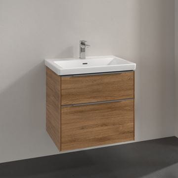 VILLEROY & BOCH VERITY EXCLUSIVE skříňka pod umyvadlo 57,2x47,8x57,6 cm, 2 zásuvky, Oak Kansas A69400RH Obrázek - fotka