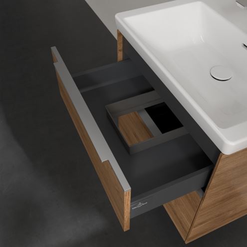 VILLEROY & BOCH VERITY EXCLUSIVE skříňka pod umyvadlo 57,2x47,8x57,6 cm, 2 zásuvky, Oak Kansas A69400RH Obrázek - fotka