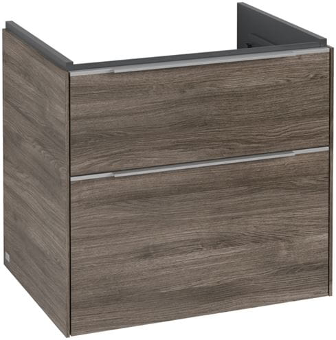 VILLEROY & BOCH VERITY EXCLUSIVE skříňka pod umyvadlo 57,2x47,8x57,6 cm, 2 zásuvky, Oak Stone A69400RK Obrázek - Hlavní obrázek
