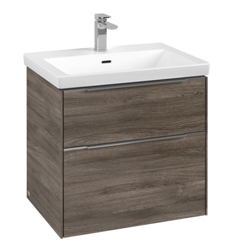 VILLEROY & BOCH VERITY EXCLUSIVE skříňka pod umyvadlo 57,2x47,8x57,6 cm, 2 zásuvky, Oak Stone A69400RK Obrázek - fotka