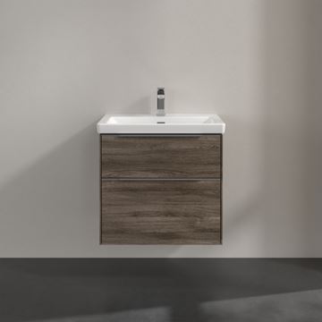 VILLEROY & BOCH VERITY EXCLUSIVE skříňka pod umyvadlo 57,2x47,8x57,6 cm, 2 zásuvky, Oak Stone A69400RK Obrázek - fotka