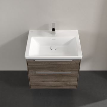 VILLEROY & BOCH VERITY EXCLUSIVE skříňka pod umyvadlo 57,2x47,8x57,6 cm, 2 zásuvky, Oak Stone A69400RK Obrázek - fotka