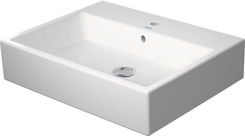 DURAVIT VERO AIR umyvadlo 60 cm, s otvorem pro baterii a přepadem 2350600000 Obrázek - Hlavní obrázek