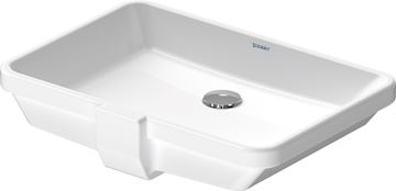 DURAVIT 2ND FLOOR umyvadlo 55 cm, s přepadem