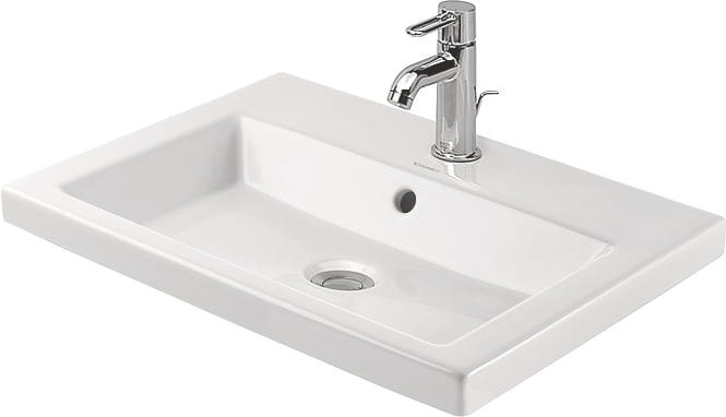 DURAVIT 2ND FLOOR umyvadlo 60 cm, s otvorem pro baterii a přepadem 0347600000 Obrázek - Hlavní obrázek