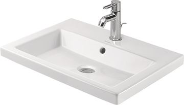 DURAVIT 2ND FLOOR umyvadlo 60 cm, s otvorem pro baterii a přepadem