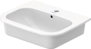 DURAVIT D-CODE umyvadlo 54,5 cm, s otvorem pro baterii a přepadem