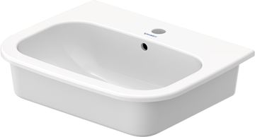 DURAVIT D-CODE umyvadlo 54,5 cm, s otvorem pro baterii a přepadem