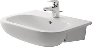 DURAVIT D-CODE umyvadlo 55 cm, s otvorem pro baterii a přepadem