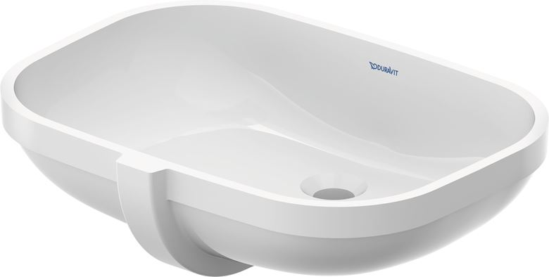 DURAVIT D-CODE umyvadlo 56 cm, s přepadem 0338560000 Obrázek - Hlavní obrázek