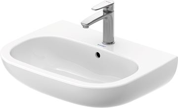 DURAVIT D-CODE umyvadlo 60 cm, s otvorem pro baterii a přepadem 23106000002 Obrázek - fotka