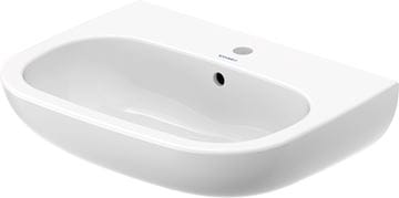 DURAVIT D-CODE umyvadlo 60 cm, s otvorem pro baterii a přepadem