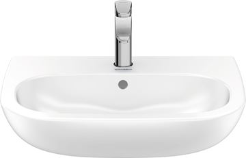 DURAVIT D-CODE umyvadlo 60 cm, s otvorem pro baterii a přepadem 23106000002 Obrázek - fotka