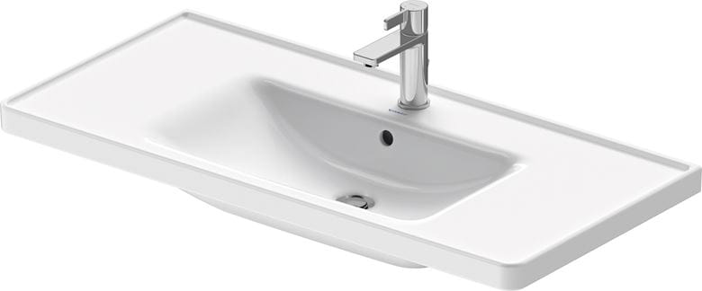 DURAVIT D-NEO umyvadlo 100,5 cm, s otvorem pro baterii a přepadem 2367100000 Obrázek - fotka