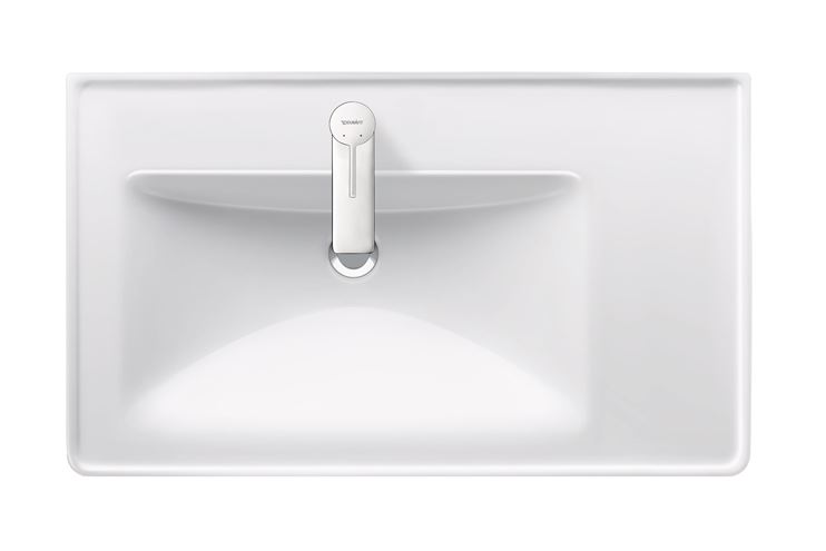 DURAVIT D-NEO umyvadlo 80 cm, s otvorem pro baterii a přepadem 2369800000 Obrázek - fotka