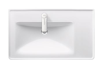 DURAVIT D-NEO umyvadlo 80 cm, s otvorem pro baterii a přepadem 2369800000 Obrázek - fotka