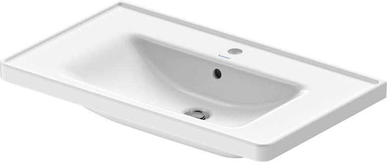 DURAVIT D-NEO umyvadlo 80 cm, s otvorem pro baterii a přepadem 2367800000 Obrázek - Hlavní obrázek