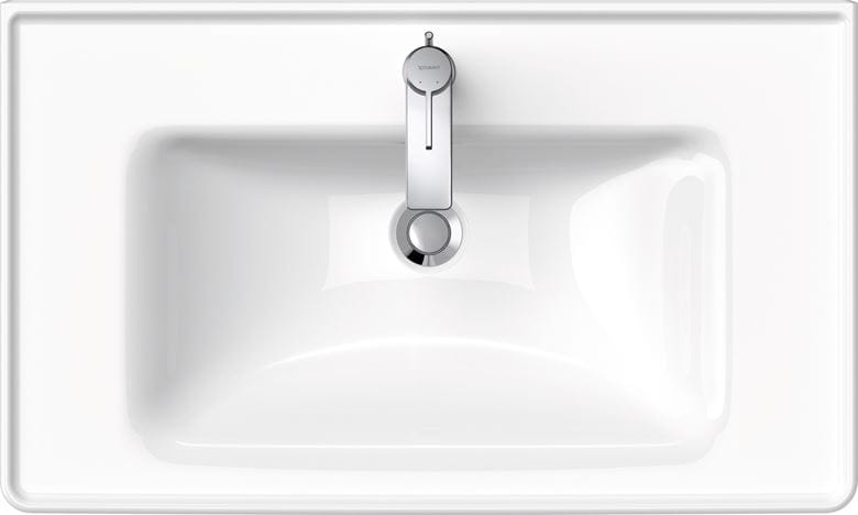 DURAVIT D-NEO umyvadlo 80 cm, s otvorem pro baterii a přepadem 2367800000 Obrázek - fotka