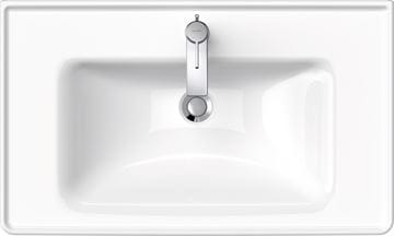 DURAVIT D-NEO umyvadlo 80 cm, s otvorem pro baterii a přepadem 2367800000 Obrázek - fotka