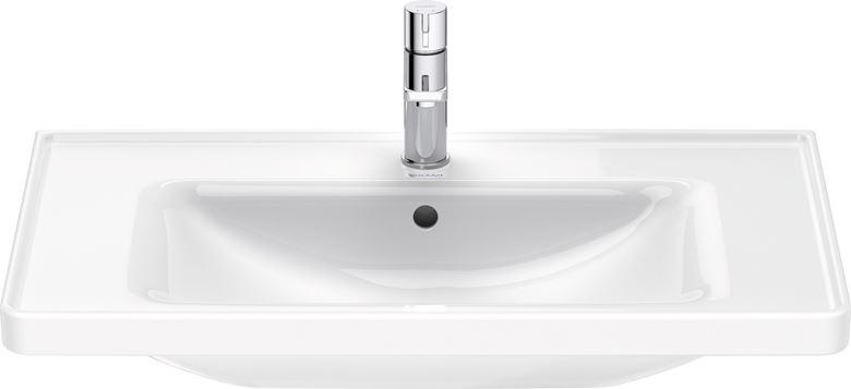 DURAVIT D-NEO umyvadlo 80 cm, s otvorem pro baterii a přepadem 2367800000 Obrázek - fotka