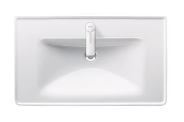 DURAVIT D-NEO umyvadlo 80 cm, s otvorem pro baterii a přepadem 2367800000 Obrázek - fotka