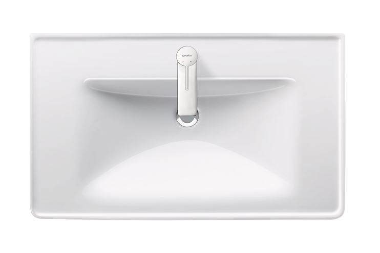 DURAVIT D-NEO umyvadlo 80 cm, s otvorem pro baterii a přepadem 2367800000 Obrázek - fotka