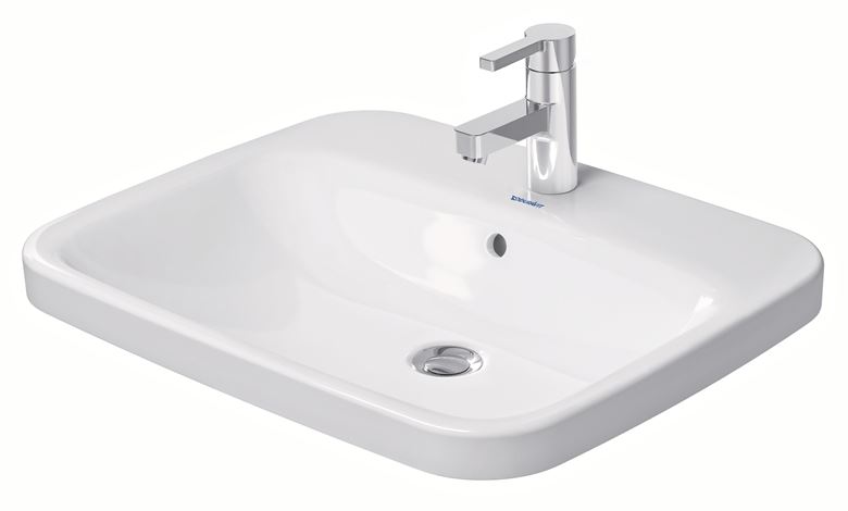 DURAVIT DURASTYLE umyvadlo 61,5 cm, s otvorem pro baterii a přepadem 0374620000 Obrázek - Hlavní obrázek