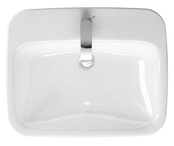 DURAVIT DURASTYLE umyvadlo 61,5 cm, s otvorem pro baterii a přepadem 0374620000 Obrázek - fotka