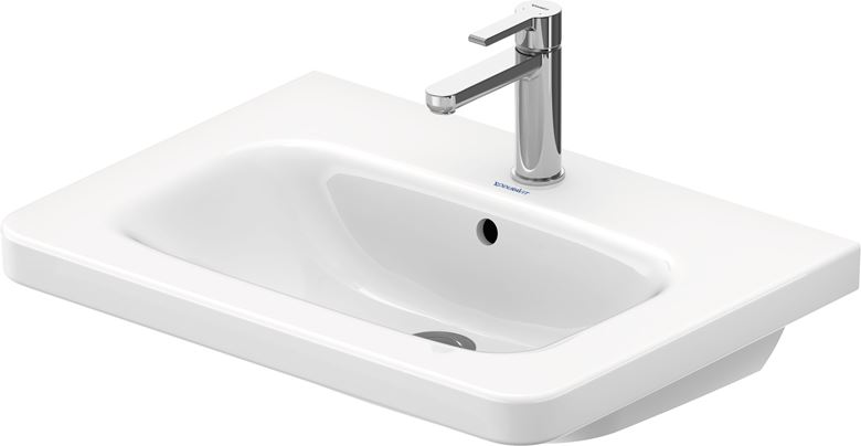 DURAVIT DURASTYLE umyvadlo 65 cm, s otvorem pro baterii a přepadem 2320650000 Obrázek - fotka
