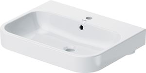 DURAVIT HAPPY D.2 umyvadlo 65 cm, s otvorem pro baterii a přepadem