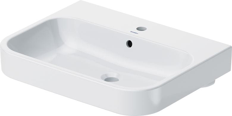 DURAVIT HAPPY D.2 umyvadlo 60 cm, s otvorem pro baterii a přepadem, broušené 2315600000 Obrázek - Hlavní obrázek