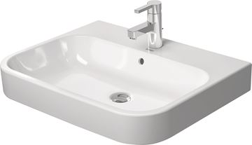 DURAVIT HAPPY D.2 umyvadlo 60 cm, s otvorem pro baterii a přepadem, broušené 2315600000 Obrázek - fotka