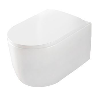 ARTCERAM MONET závěsné WC, Rimless splachování, matná bílá