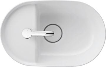 DURAVIT LUV umyvadlo na desku 42 cm, s otvorem pro baterii, bez přepadu 0381420000 Obrázek - fotka