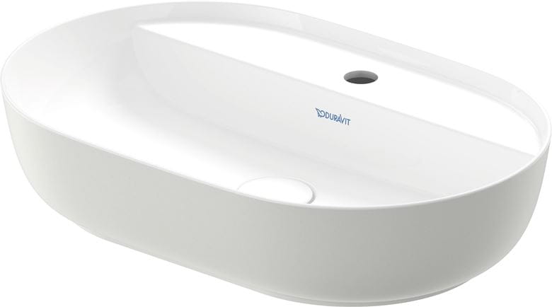 DURAVIT LUV umyvadlo na desku 60 cm, s otvorem pro baterii, bez přepadu 0380600000 Obrázek - Hlavní obrázek