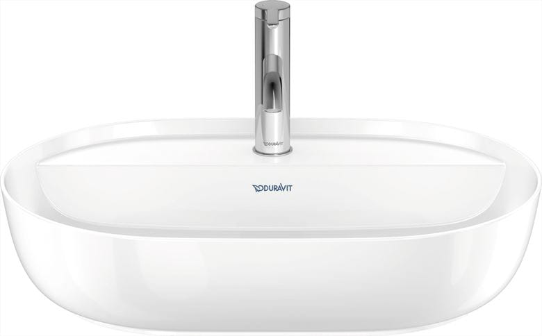 DURAVIT LUV umyvadlo na desku 60 cm, s otvorem pro baterii, bez přepadu 0380600000 Obrázek - fotka