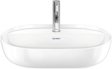 DURAVIT LUV umyvadlo na desku 60 cm, s otvorem pro baterii, bez přepadu 0380600000 Obrázek - fotka