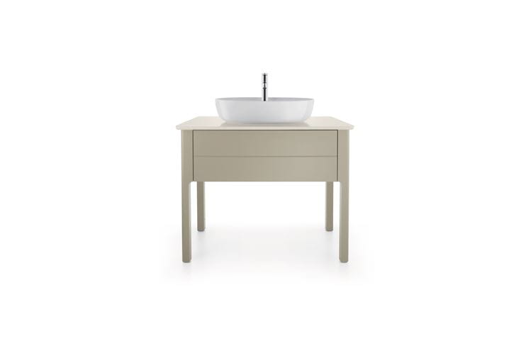 DURAVIT LUV umyvadlo na desku 60 cm, s otvorem pro baterii, bez přepadu 0380600000 Obrázek - fotka