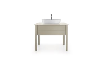 DURAVIT LUV umyvadlo na desku 60 cm, s otvorem pro baterii, bez přepadu 0380600000 Obrázek - fotka