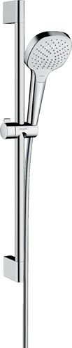 HANSGROHE CROMA SELECT E VARIO 3JET sprchová souprava 3-dílná, ruční sprcha 110x110 mm, 3 proudy, tyč, hadice, bílá/chrom 26582400 Obrázek - Hlavní obrázek